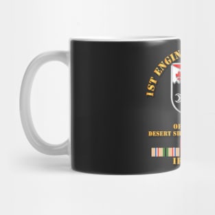 1st Engineer Bn w DS DS Svc Ribbons Mug